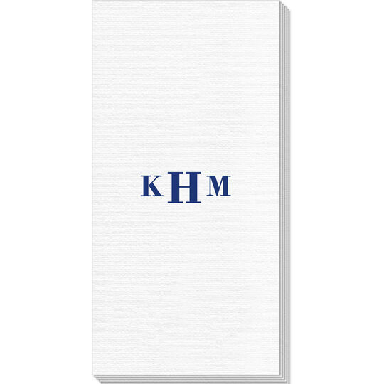 Sophisticated Monogram Deville Guest Towels